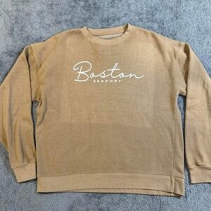 Vintage Coffee Boston Seaport Crewneck Size Large